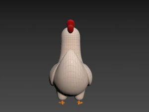 Character160 Chicken 3D Model