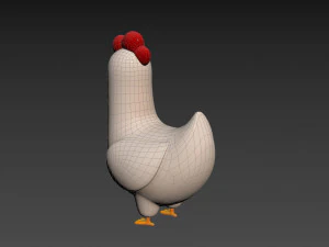 Character160 Chicken 3D Model