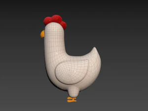 Character160 Chicken 3D Model