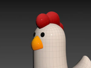 Character160 Chicken 3D Model