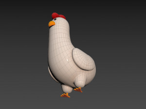 Character160 Chicken 3D 模型