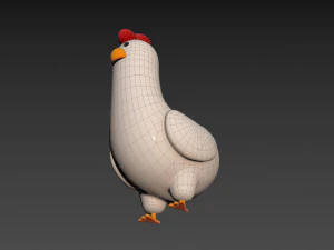 Character160 Chicken 3D Model