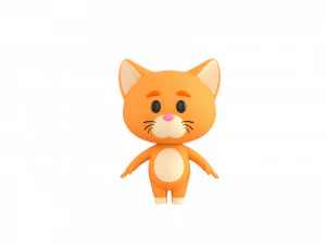 Character163 Cat 3D Model