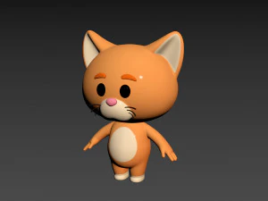 Character163 Cat 3D Model