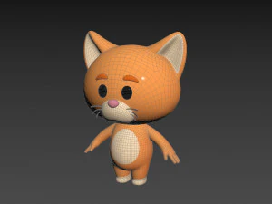 Character163 Cat 3D Model