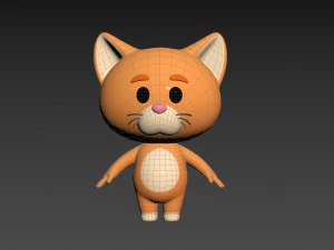 Character163 Cat 3D Model