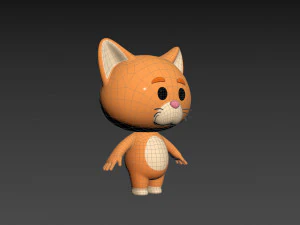 Character163 Cat 3D Model