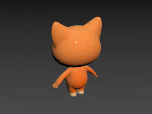 Character163 Cat 3D Model