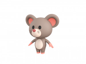 Character164 Rat 3D Model
