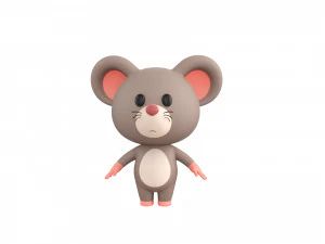 Character164 Rat 3D Model