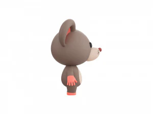 Character164 Rat 3D Model