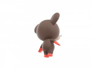 Character164 Rat 3D Model