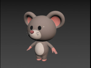 Character164 Rat Modelo 3D