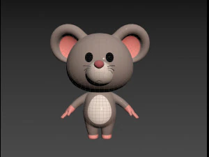 Character164 Rat 3D Model