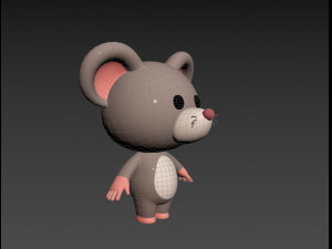 Character164 Rat Modelo 3D