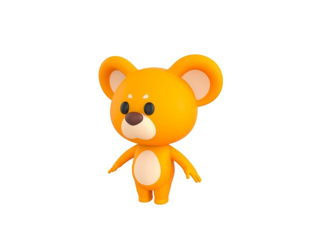 Character165 Monster 3D Model .c4d .max .obj .3ds .fbx .stl .blend 