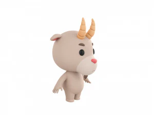Character166 Goat 3D Model