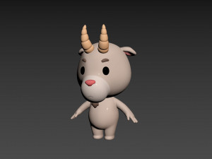 Character166 Goat 3D Модель