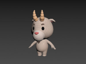 Character166 Goat 3D Модель