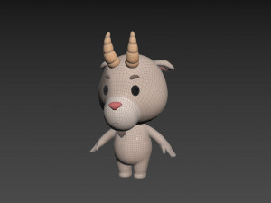 Character166 Goat 3D Модель