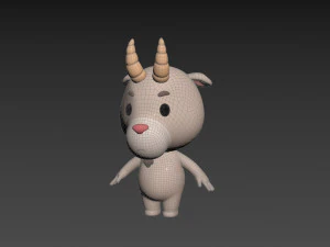 Character166 Goat 3D Model