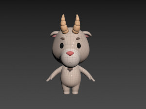 Character166 Goat 3D Модель