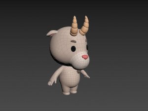 Character166 Goat 3D Модель