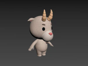 Character166 Goat 3D Model