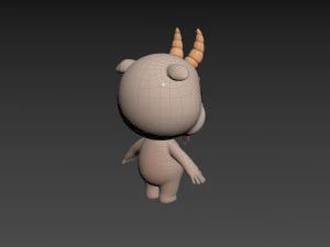 Character166 Goat 3D Model