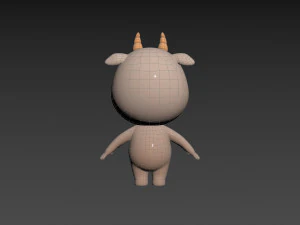Character166 Goat 3D Model