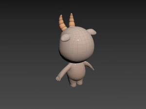 Character166 Goat 3D Model