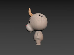 Character166 Goat 3D Model