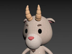 Character166 Goat 3D Model