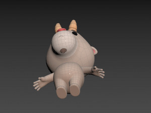 Character166 Goat 3D Модель
