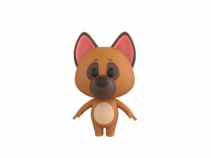 Character167 Dog Modèle 3D