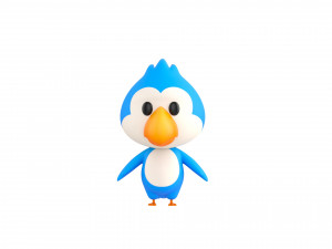 Character168 Bird Model 3D