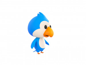 Character168 Bird Model 3D