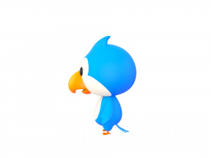 Character168 Bird Model 3D