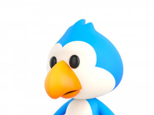 Character168 Bird 3D Model