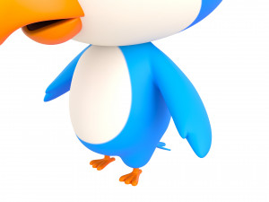 Character168 Bird Model 3D