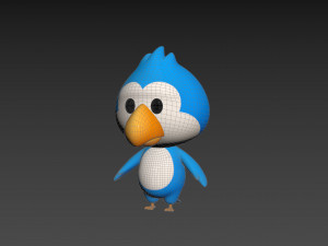 Character168 Bird Model 3D
