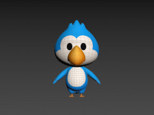 Character168 Bird Model 3D