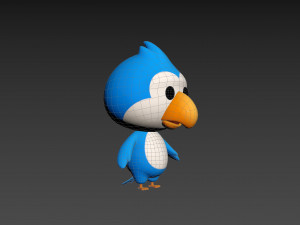 Character168 Bird Model 3D