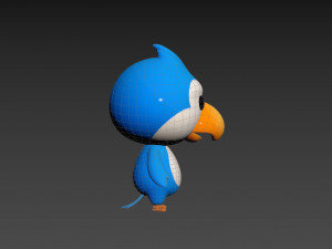 Character168 Bird Model 3D