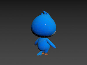 Character168 Bird Model 3D