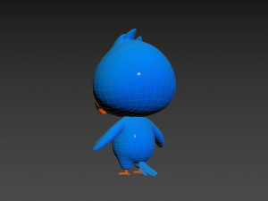 Character168 Bird Model 3D