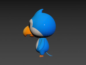 Character168 Bird Model 3D
