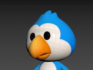 Character168 Bird Model 3D