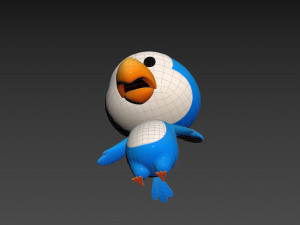 Character168 Bird Model 3D