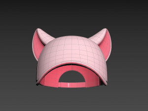 Prop032 Cat Cap 3D Model